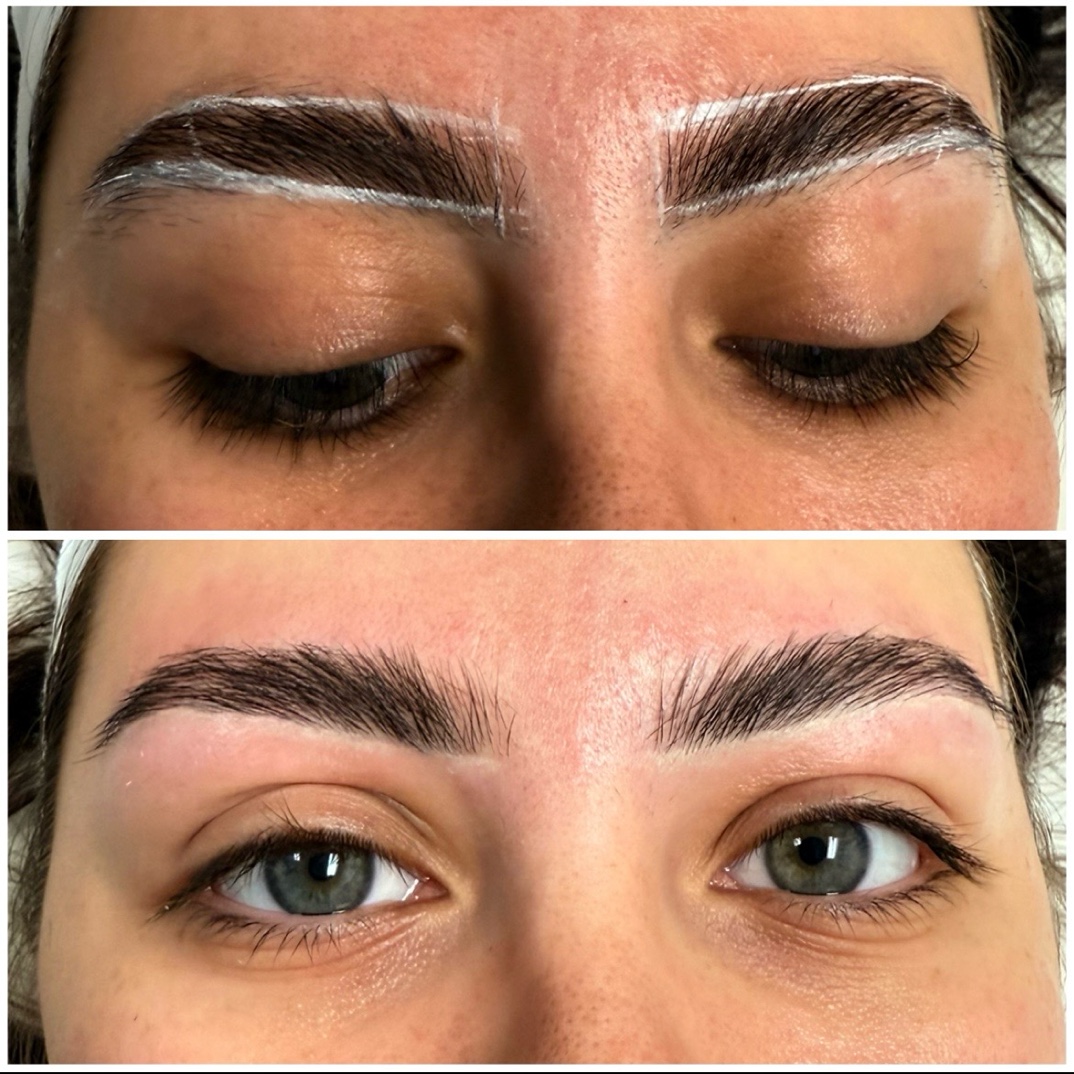 Brow lamination after results San Diego esthetician